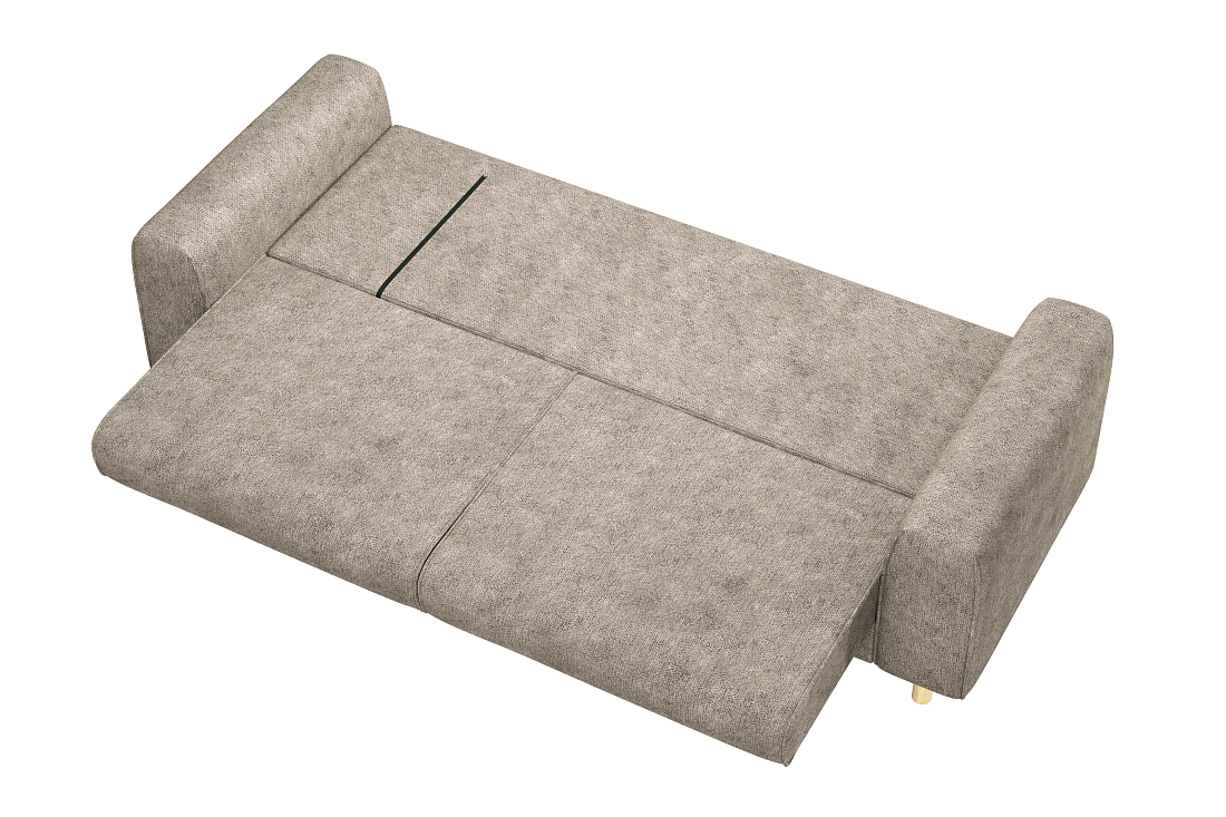 Шелдон / Диван - кровать 3-х местн. велюр sierra 4 темный беж